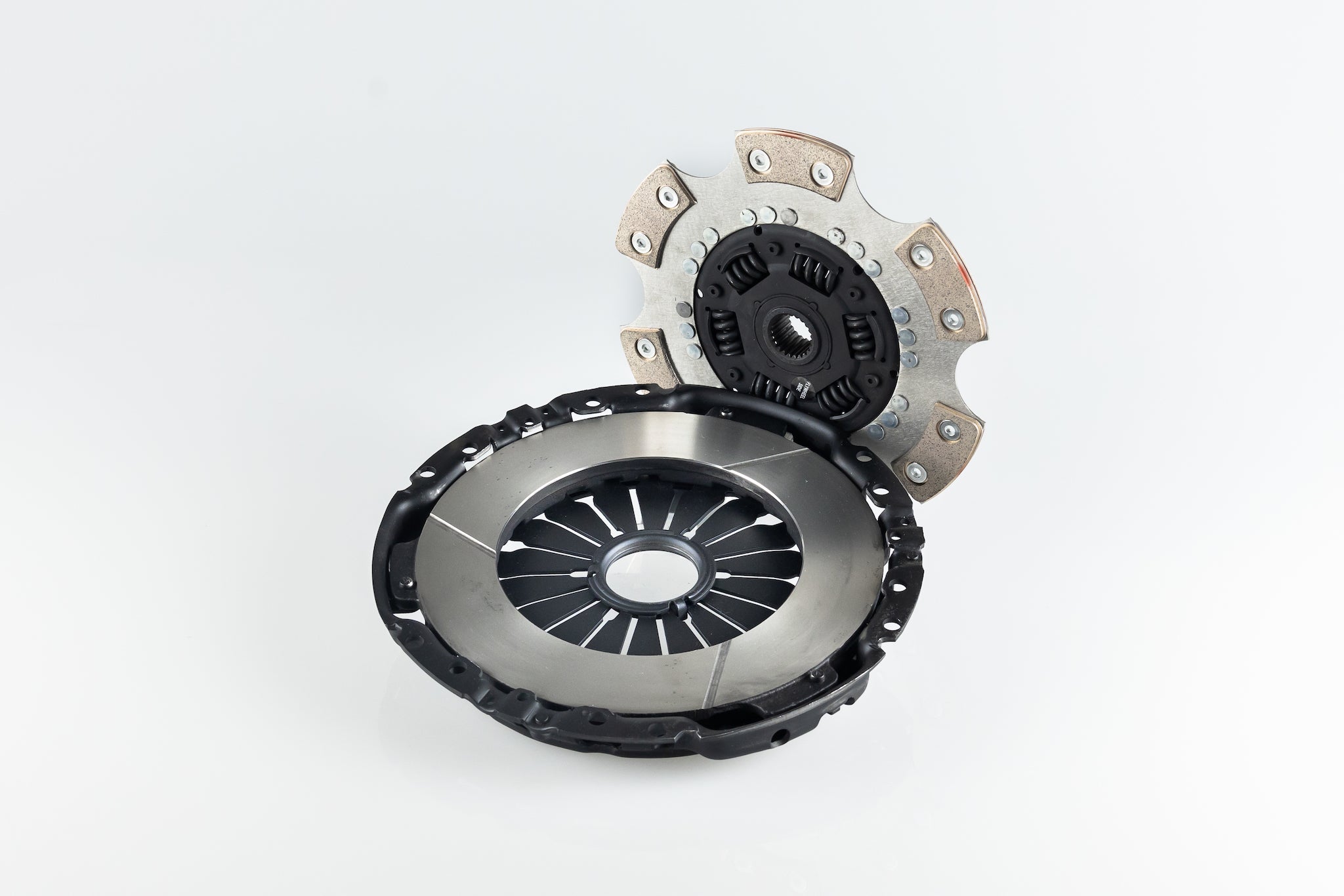 Clutch with light flywheel set